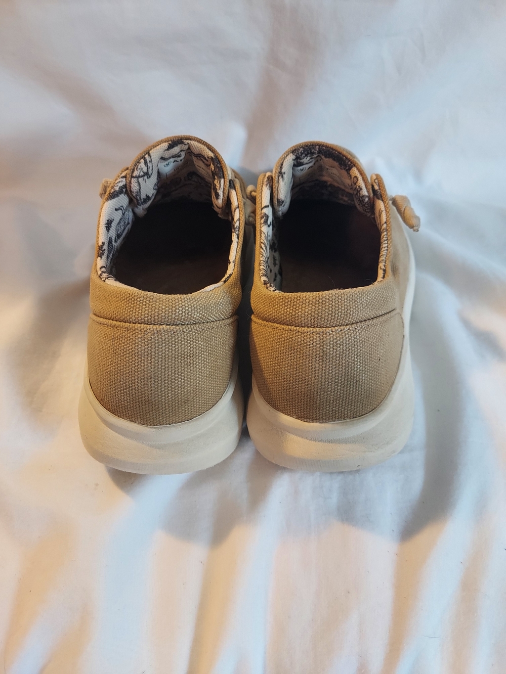 Ariat Women’s Hilo Canvas Slip-On Shoes Washed Tan Size 7.5 - Picture 3 of 7